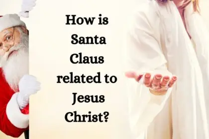 How is Santa Claus related to Jesus Christ